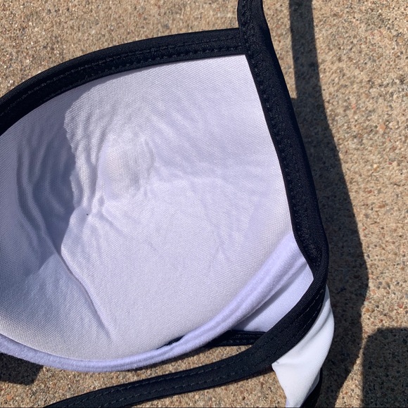 Black & White Bikini Top xhiliration S - Picture 8 of 9